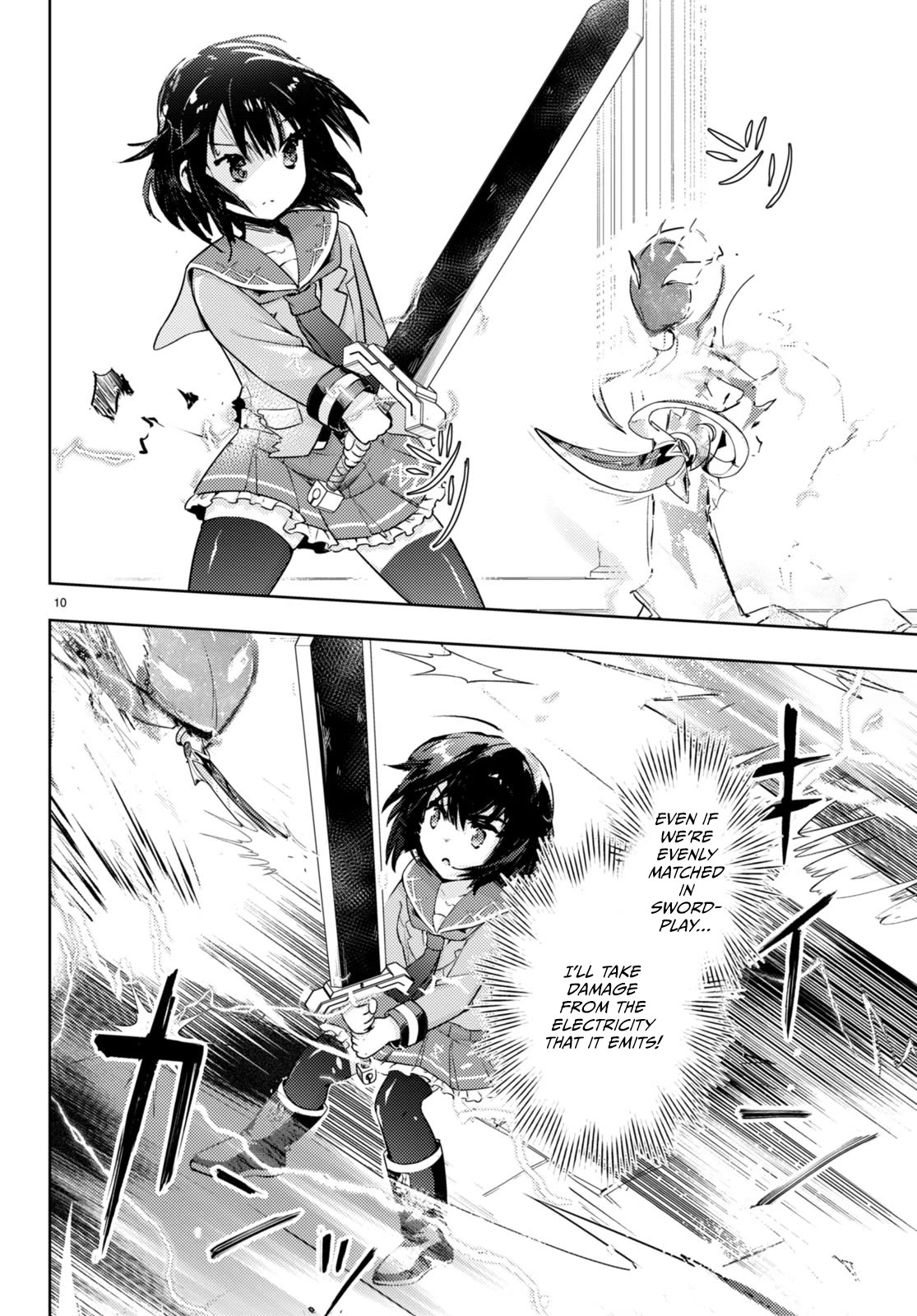 Kenshi o Mezashite Nyūgaku Shitanoni Mahō Tekisei 9999 Nandesukedo!? Chapter 66 page 10 - Chapter 66: Battling the Magic Sword!