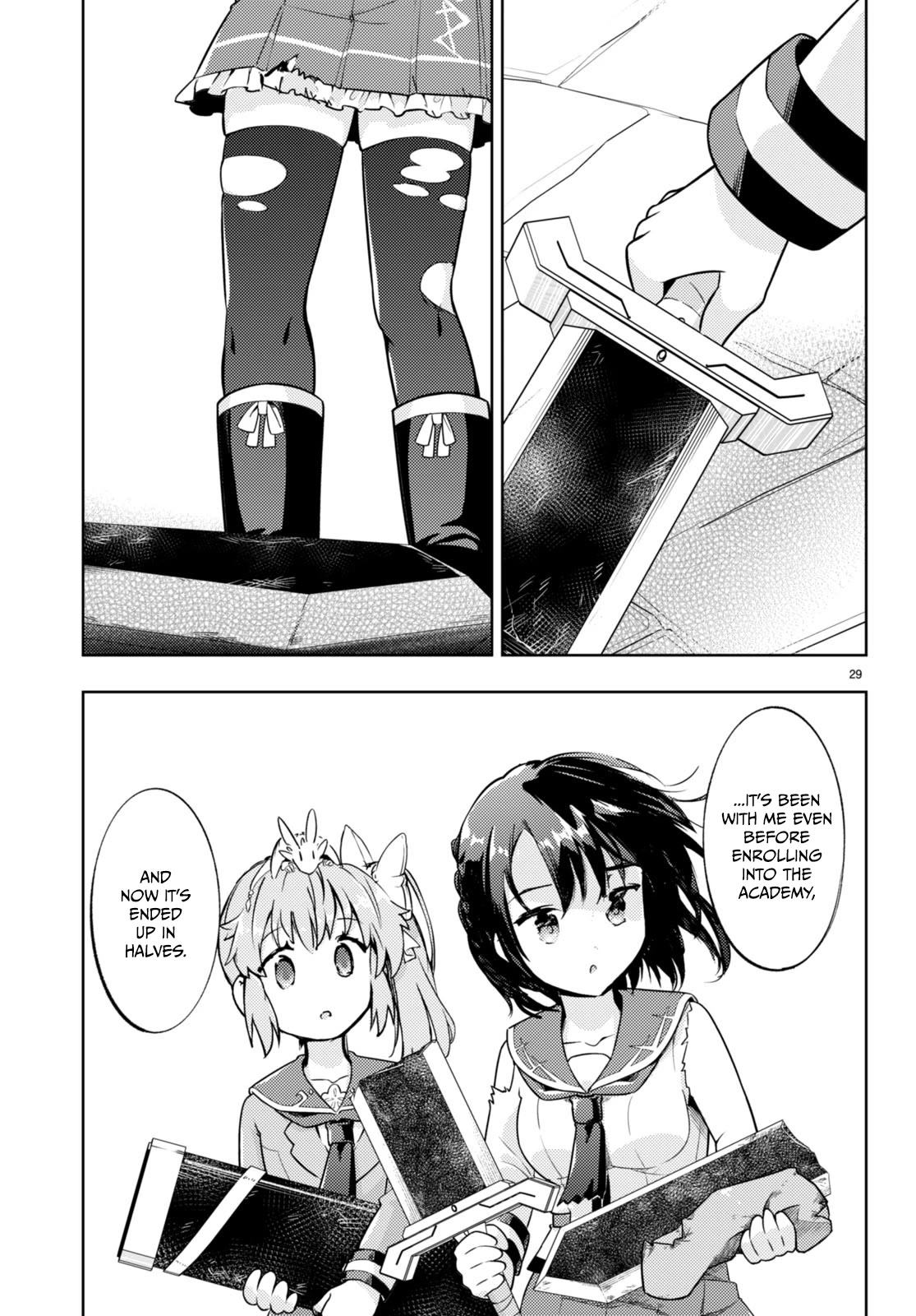 Kenshi o Mezashite Nyūgaku Shitanoni Mahō Tekisei 9999 Nandesukedo!? Chapter 66 page 28 - Chapter 66: Battling the Magic Sword!