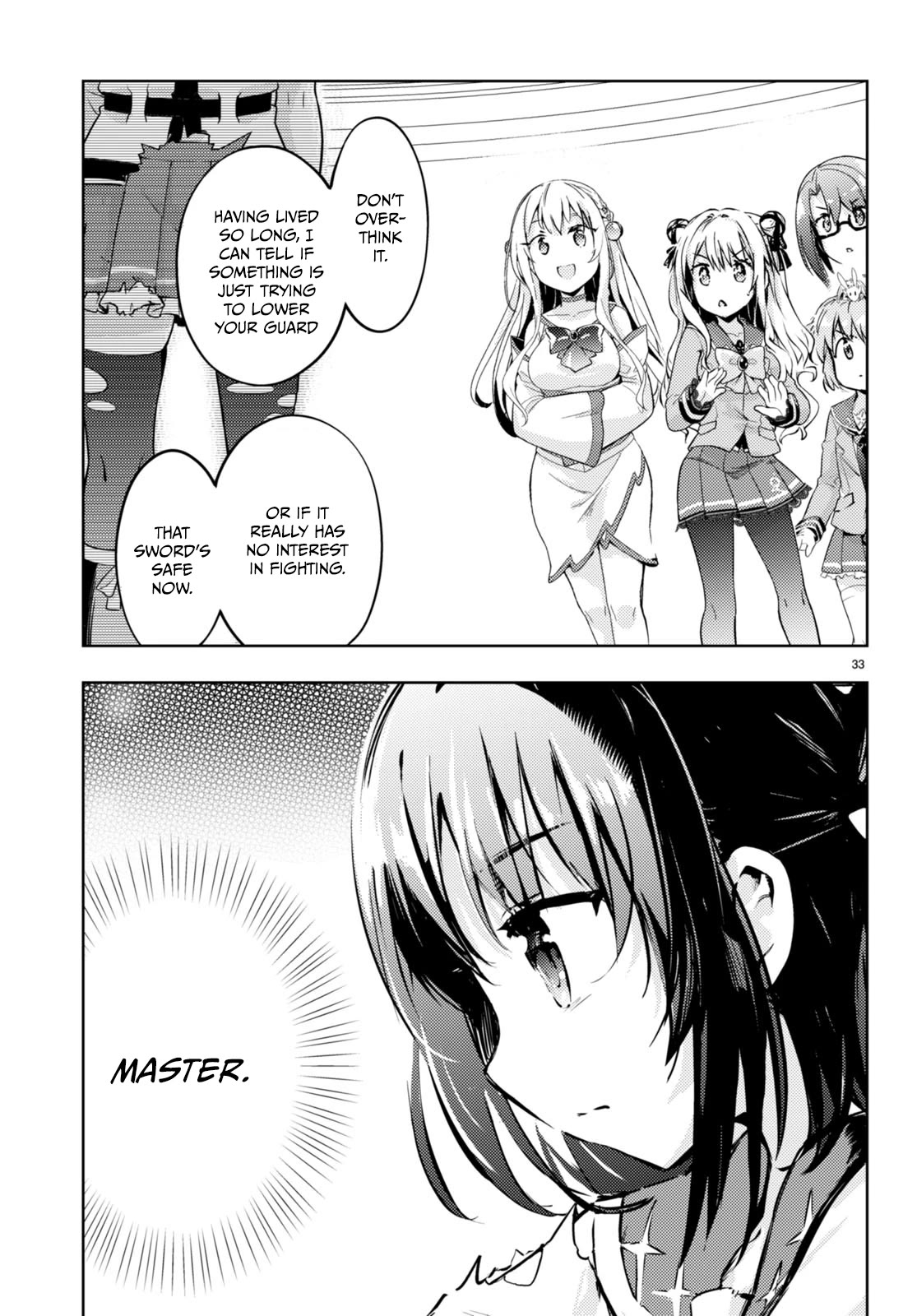 Kenshi o Mezashite Nyūgaku Shitanoni Mahō Tekisei 9999 Nandesukedo!? Chapter 66 page 32 - Chapter 66: Battling the Magic Sword!