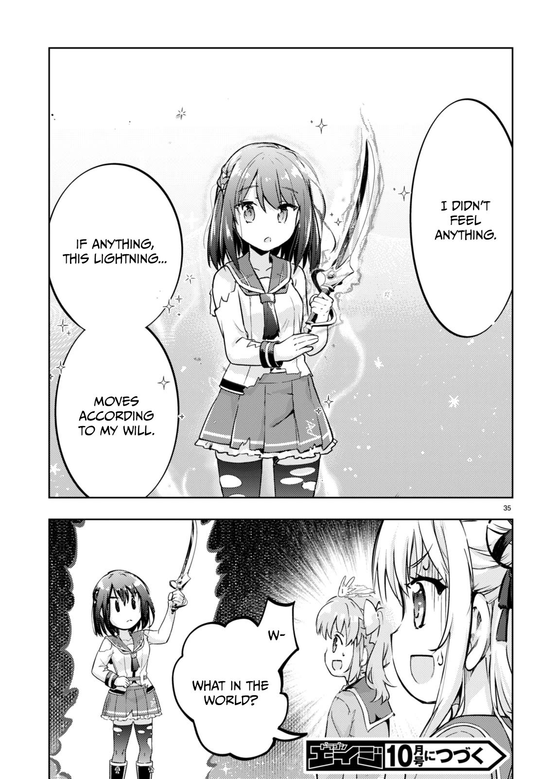 Kenshi o Mezashite Nyūgaku Shitanoni Mahō Tekisei 9999 Nandesukedo!? Chapter 66 page 34 - Chapter 66: Battling the Magic Sword!
