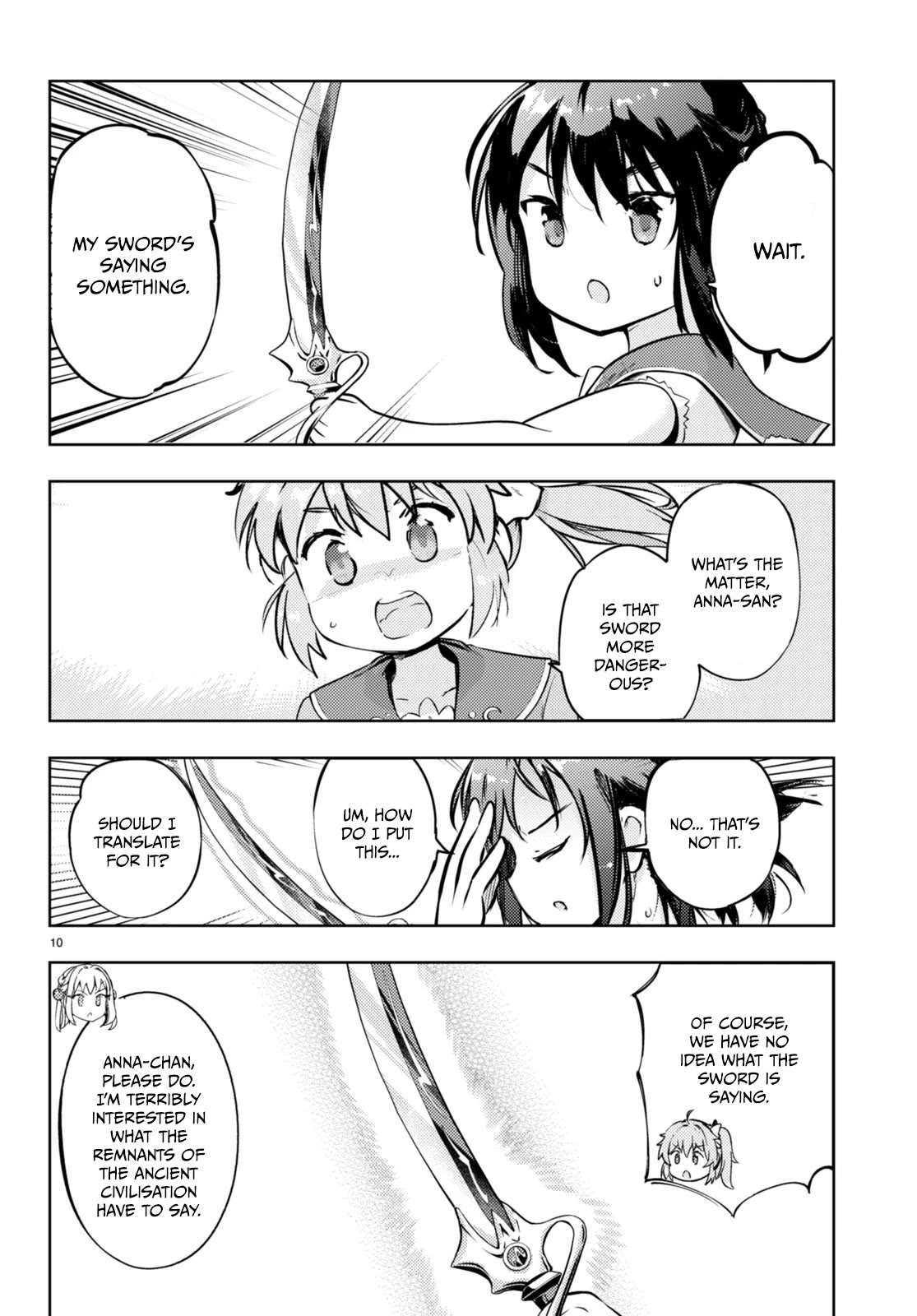 Kenshi o Mezashite Nyūgaku Shitanoni Mahō Tekisei 9999 Nandesukedo!? Chapter 67 page 11 - Chapter 67: The mystery of the magic sword!?