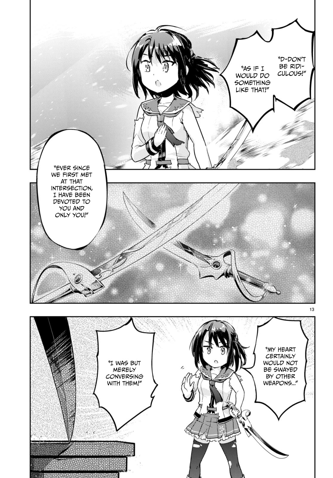 Kenshi o Mezashite Nyūgaku Shitanoni Mahō Tekisei 9999 Nandesukedo!? Chapter 67 page 14 - Chapter 67: The mystery of the magic sword!?