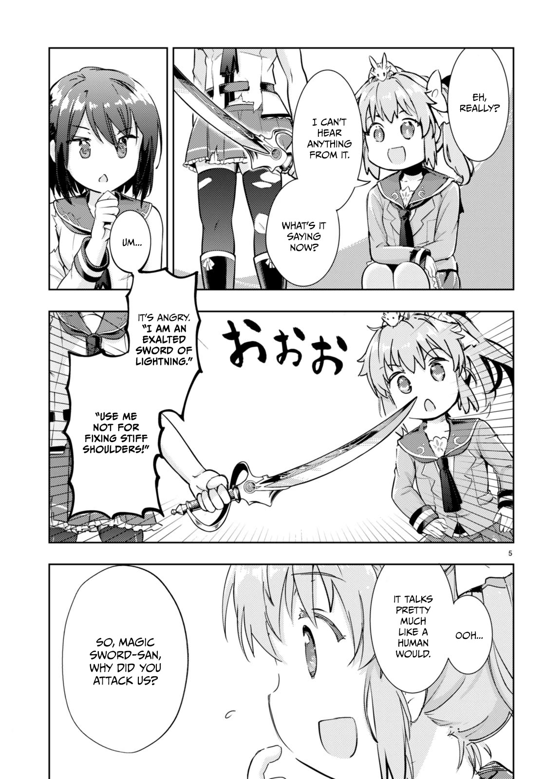 Kenshi o Mezashite Nyūgaku Shitanoni Mahō Tekisei 9999 Nandesukedo!? Chapter 67 page 6 - Chapter 67: The mystery of the magic sword!?