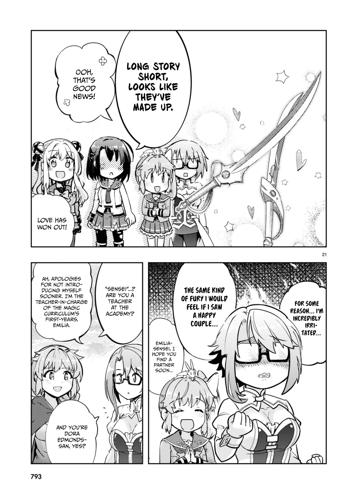 Kenshi o Mezashite Nyūgaku Shitanoni Mahō Tekisei 9999 Nandesukedo!? Chapter 68 page 21 - Chapter 68: Showdown of Wind and Lightning!!