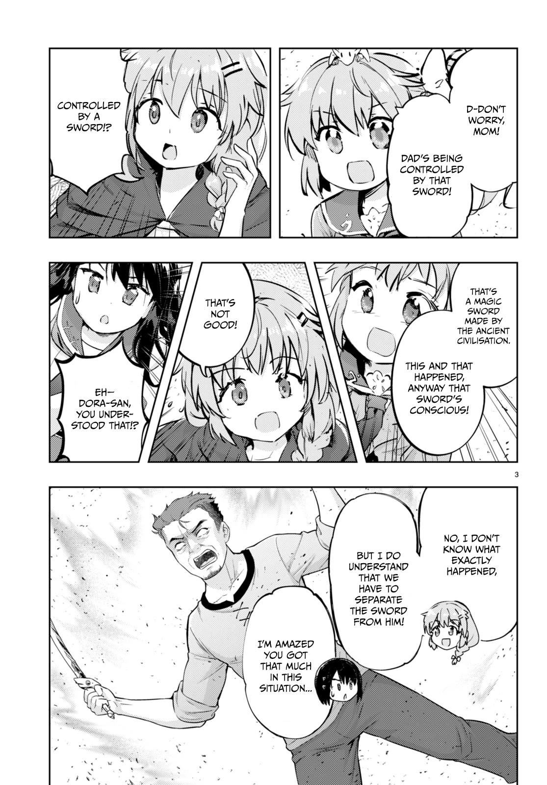 Kenshi o Mezashite Nyūgaku Shitanoni Mahō Tekisei 9999 Nandesukedo!? Chapter 68 page 3 - Chapter 68: Showdown of Wind and Lightning!!