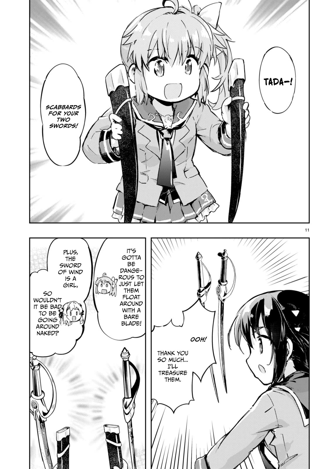 Kenshi o Mezashite Nyūgaku Shitanoni Mahō Tekisei 9999 Nandesukedo!? Chapter 69 page 11 - Chapter 69: A challenge from a friend!!