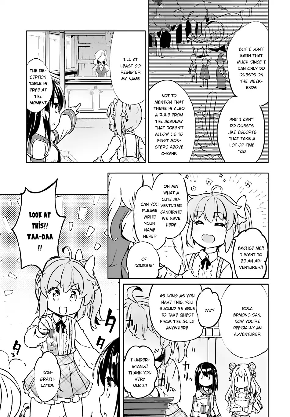 Kenshi o Mezashite Nyūgaku Shitanoni Mahō Tekisei 9999 Nandesukedo!? Chapter 7 page 16 - Chapter 7: Let's Go On An Adventure In The Capital City, Ledion!!
