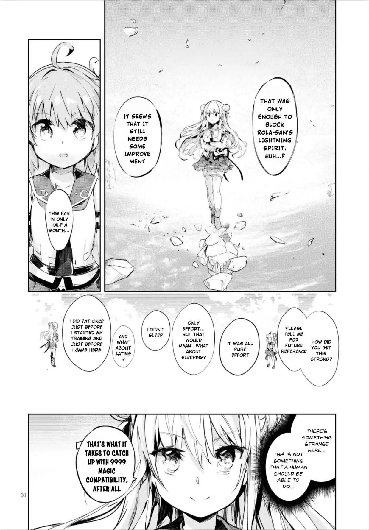 Kenshi o Mezashite Nyūgaku Shitanoni Mahō Tekisei 9999 Nandesukedo!? Chapter 9 page 30 - Chapter 9: The Final!