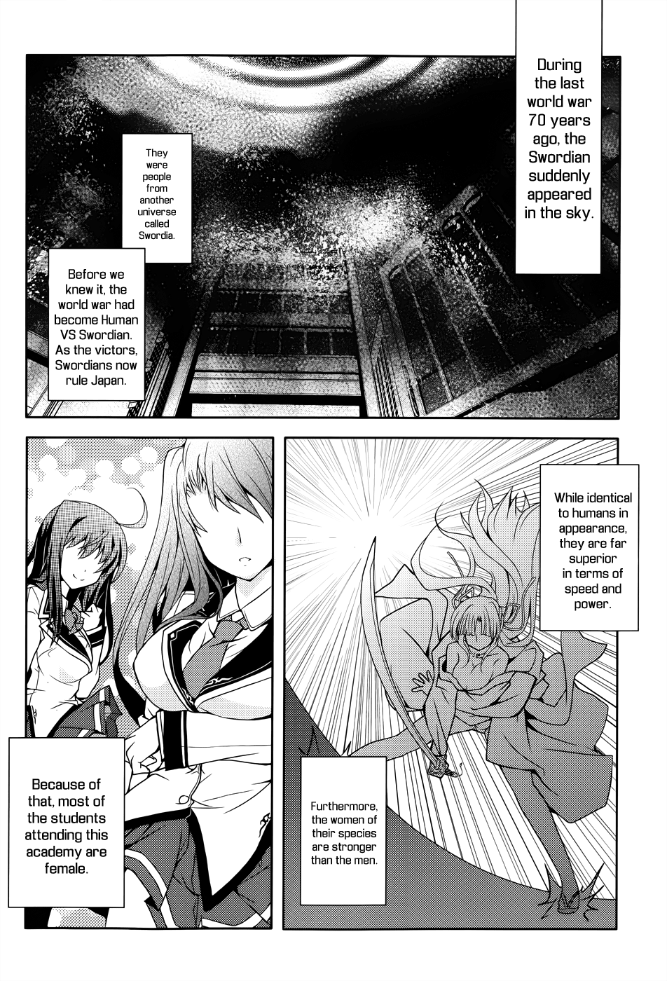 Kenshin no Keishousha Chapter 1 page 7 - Chapter 1: The Blade-loving Species