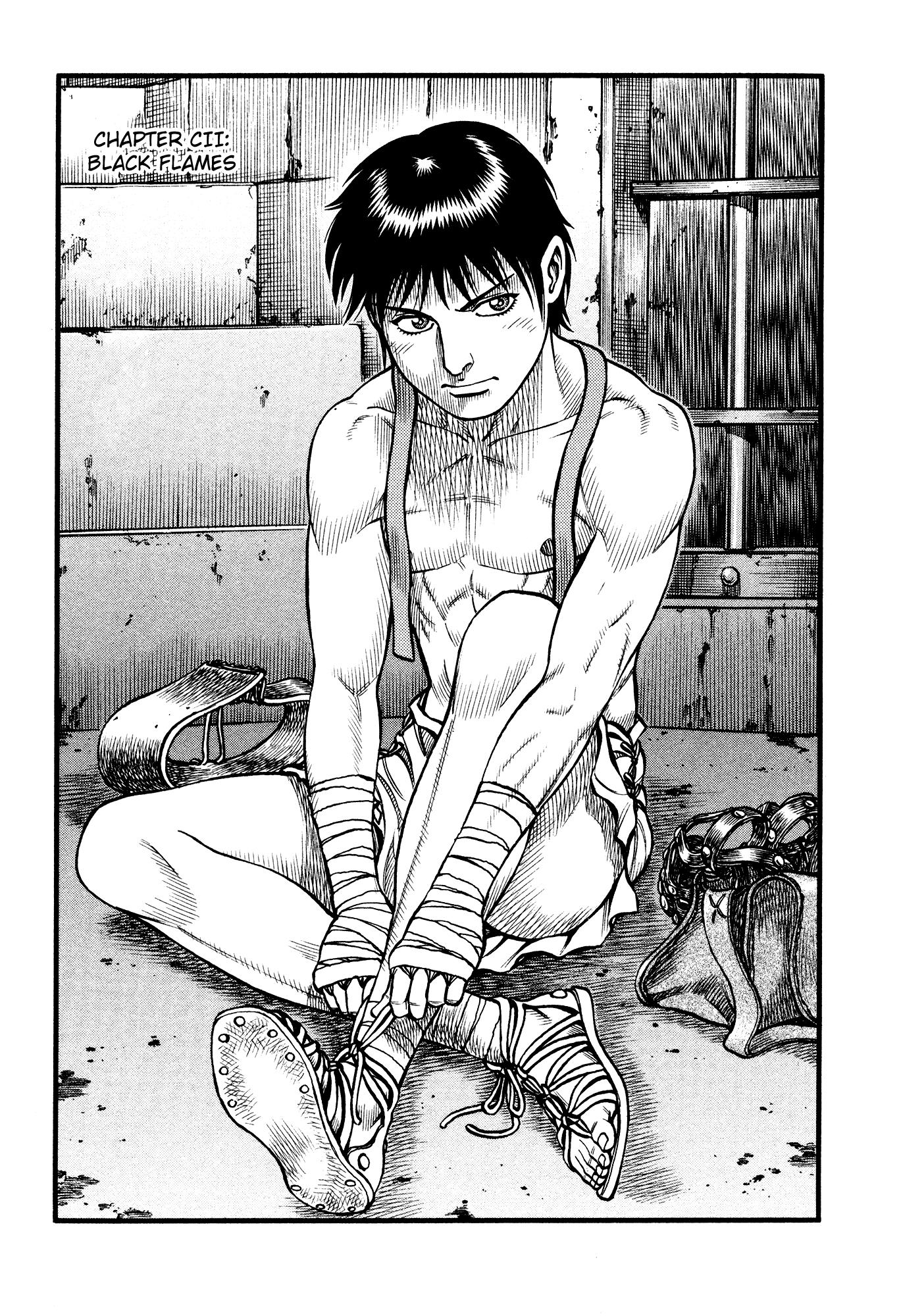 Kento Ankokuden Cestvs Chapter 102 page 1 - Chapter 102: Black Flames