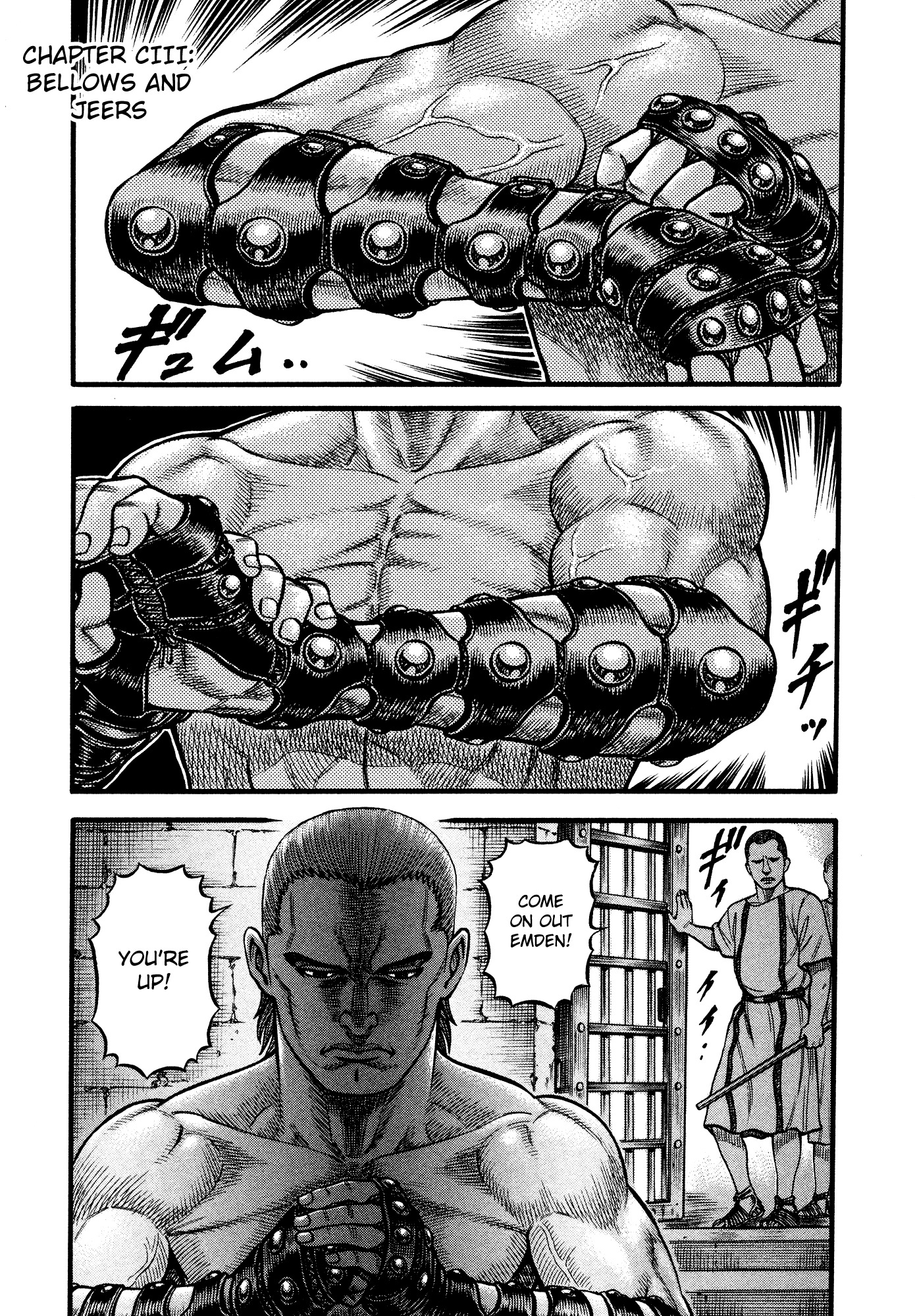 Kento Ankokuden Cestvs Chapter 103 page 1 - Chapter 103: Bellows and Jeers