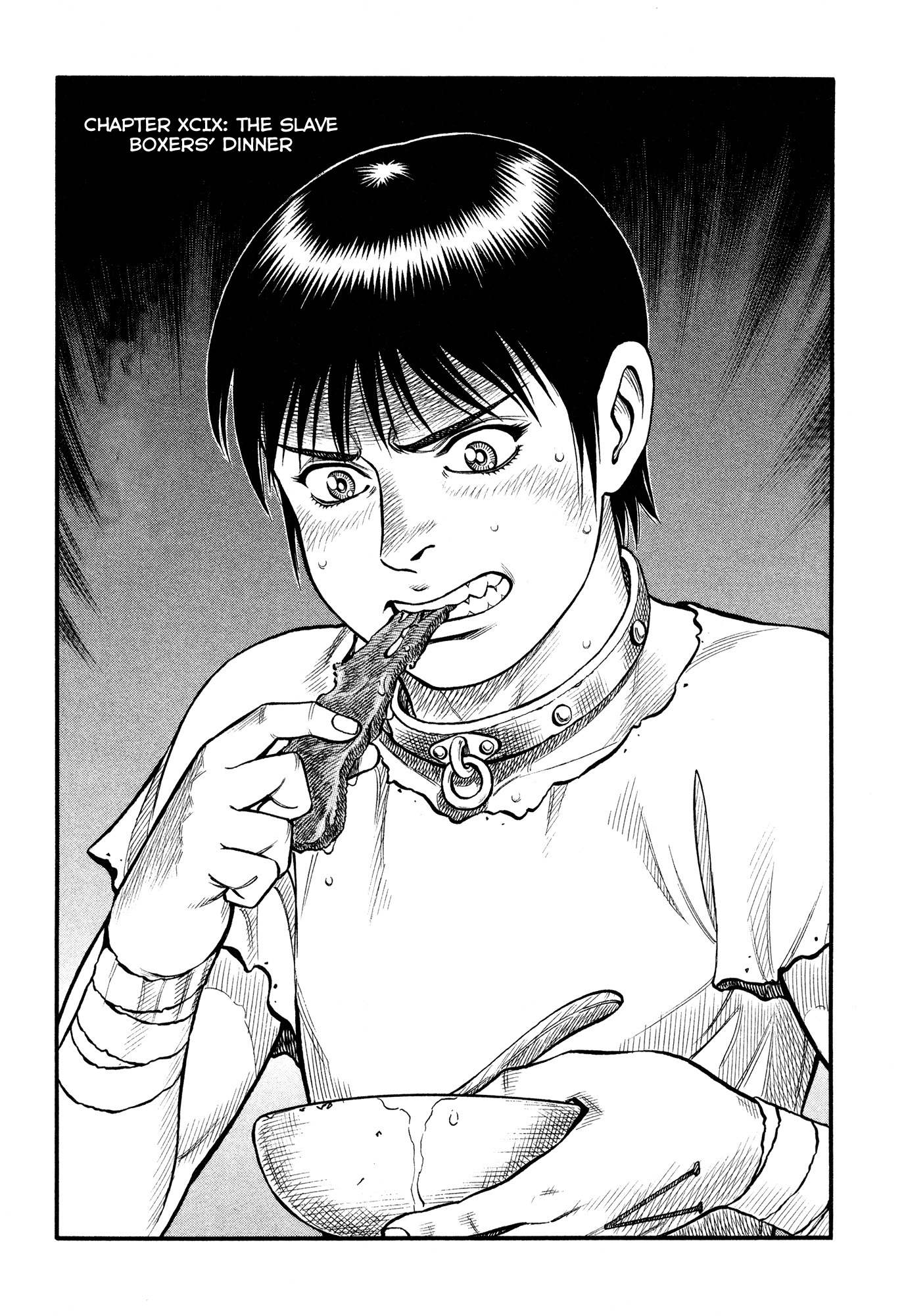 Kento Ankokuden Cestvs Chapter 99 page 1 - Chapter 99: The Slave Boxers' Dinner