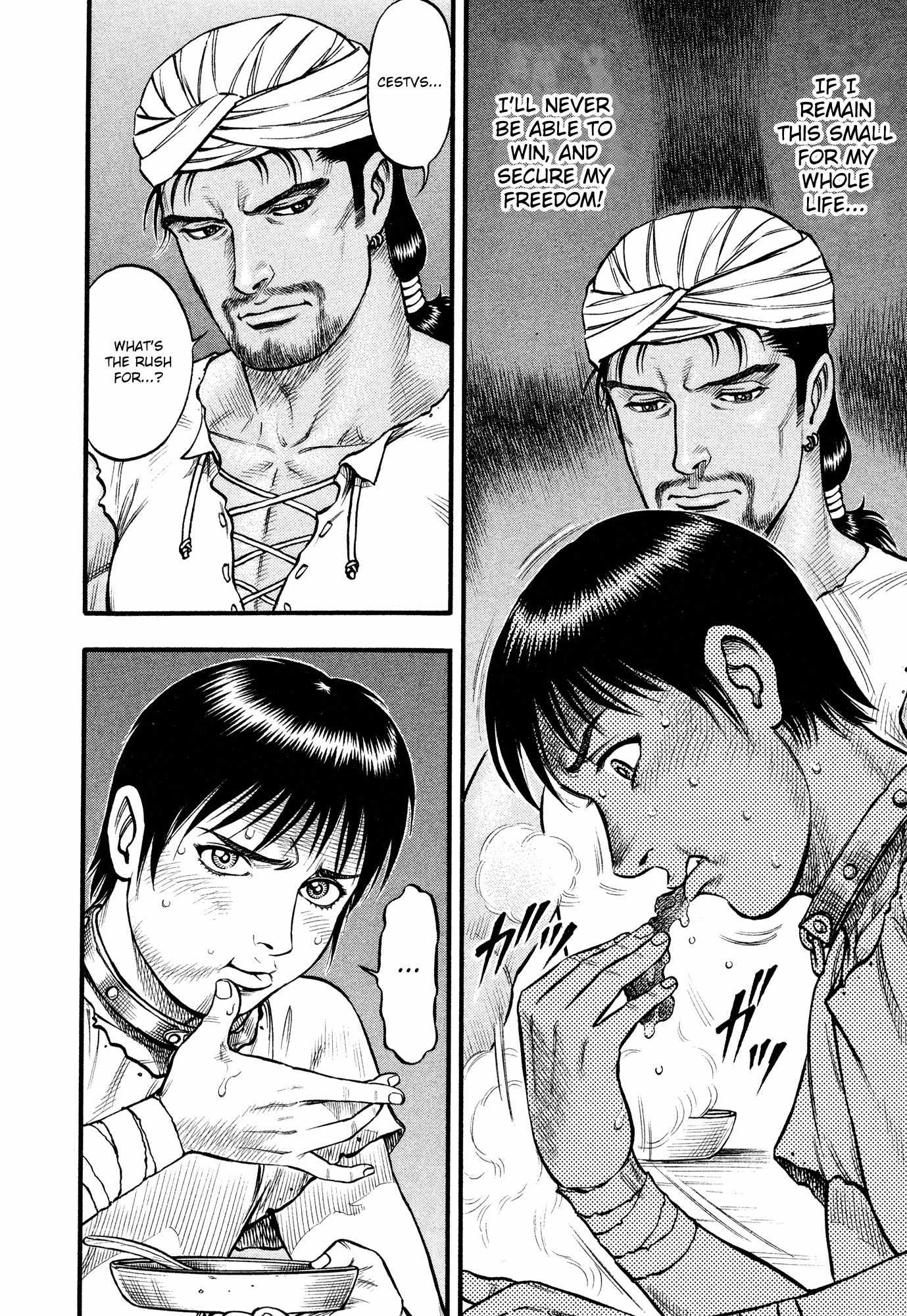 Kento Ankokuden Cestvs Chapter 99 page 13 - Chapter 99: The Slave Boxers' Dinner