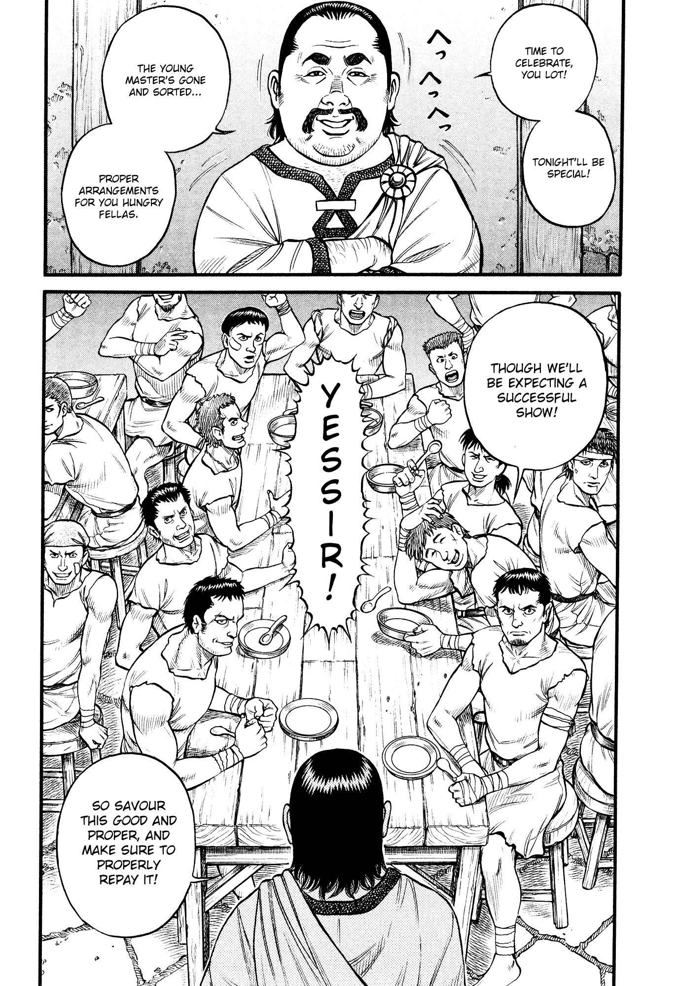 Kento Ankokuden Cestvs Chapter 99 page 7 - Chapter 99: The Slave Boxers' Dinner
