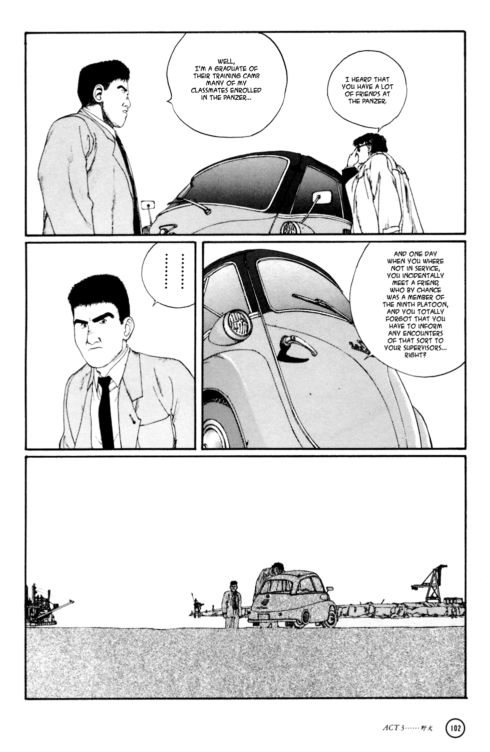 Kerberos Panzer Cop Chapter 3 page 13 - Chapter 3: ACT 3 - STRAY DOG