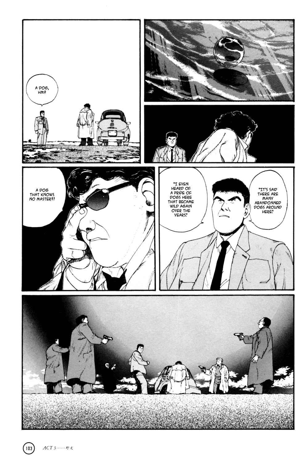 Kerberos Panzer Cop Chapter 3 page 14 - Chapter 3: ACT 3 - STRAY DOG