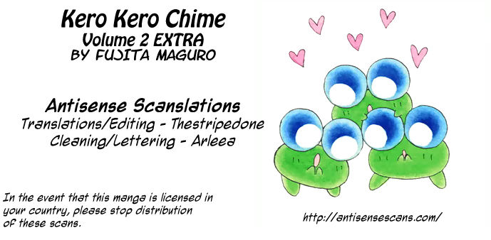Kero Kero Chime Chapter 14.1 page 1 - Chapter 14.1 : Shocking Frog Hot Spring [Extra]