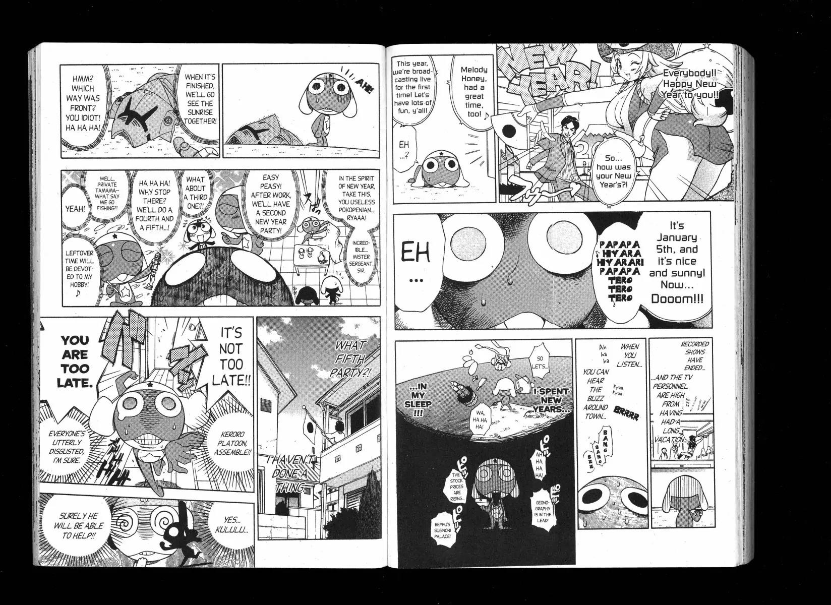 Keroro Gunsou Chapter 100 page 3 - Chapter 100: The Frog Who Lost New Year's!
