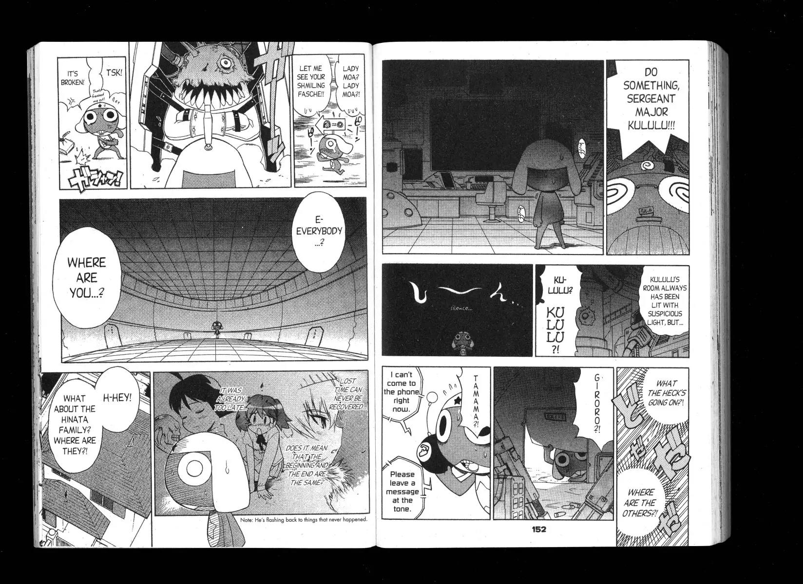 Keroro Gunsou Chapter 100 page 4 - Chapter 100: The Frog Who Lost New Year's!