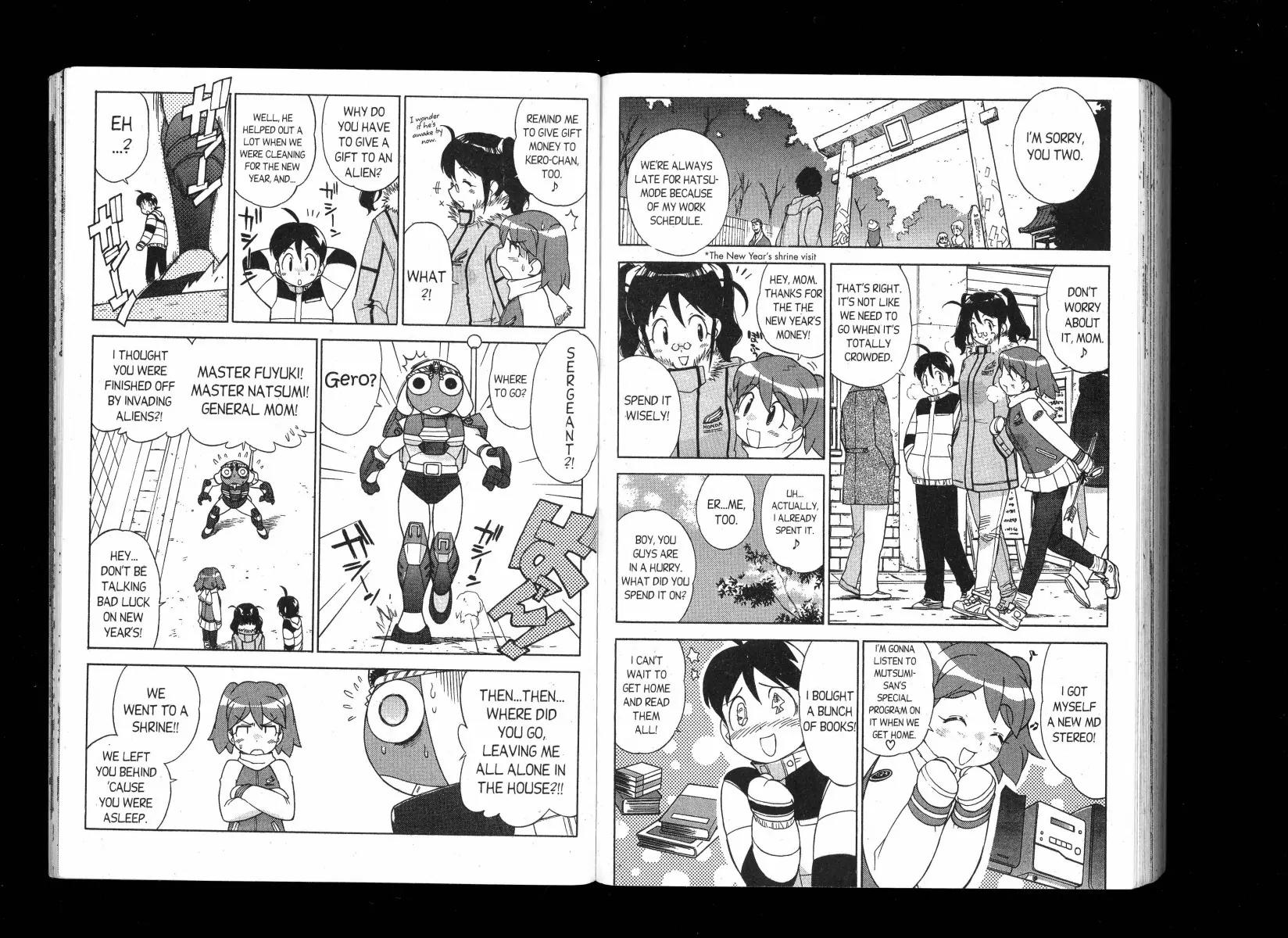 Keroro Gunsou Chapter 100 page 8 - Chapter 100: The Frog Who Lost New Year's!