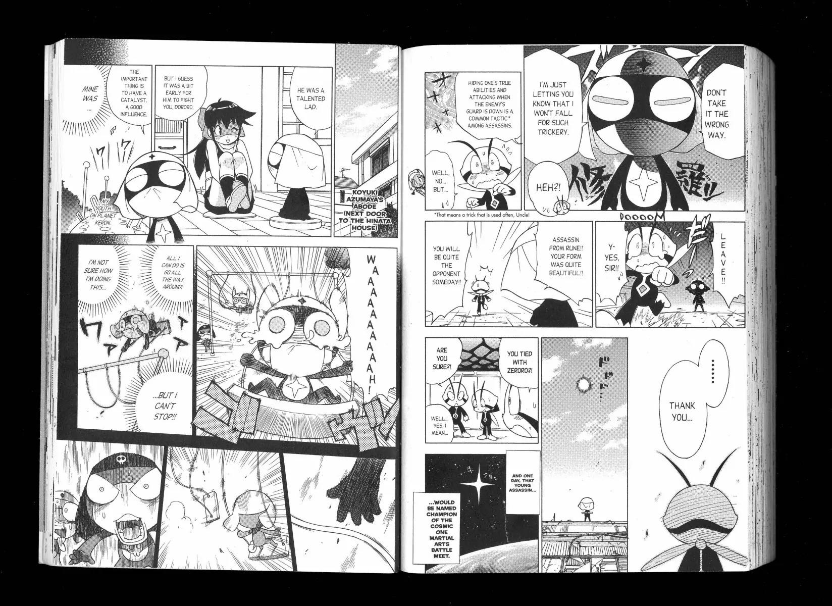 Keroro Gunsou Chapter 109 page 4 - Chapter 109: Space Ninja Battle!