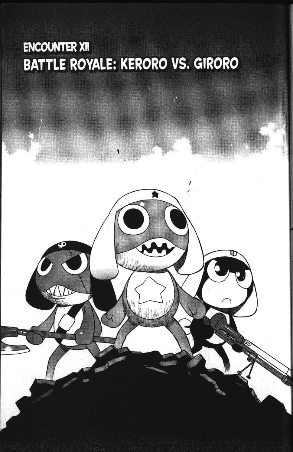 Keroro Gunsou Chapter 12 page 1 - Chapter 12: Battle Royale: Keroro vs. Giroro