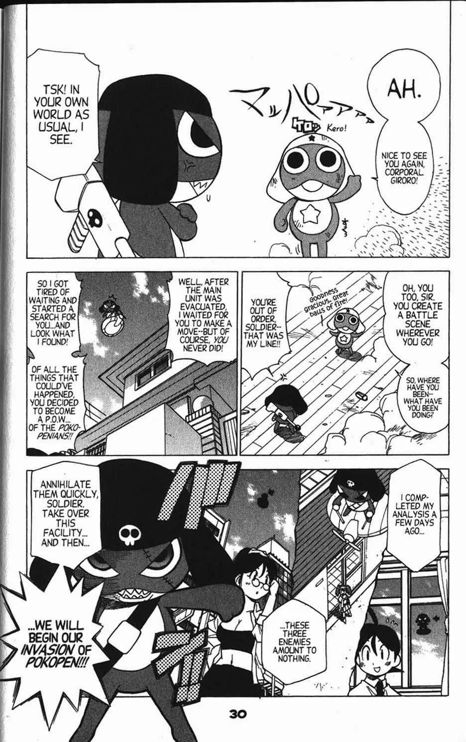 Keroro Gunsou Chapter 12 page 8 - Chapter 12: Battle Royale: Keroro vs. Giroro