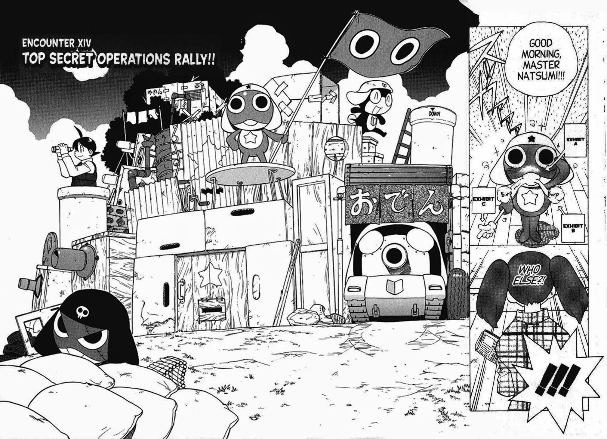 Keroro Gunsou Chapter 14 page 4 - Chapter 14: Top Secret Operations Rally!!