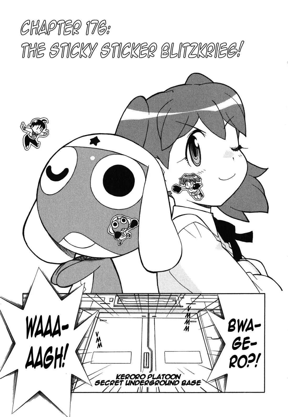 Keroro Gunsou Chapter 176 page 11 - Chapter 176: The Sticky Sticker Blitzkrieg!