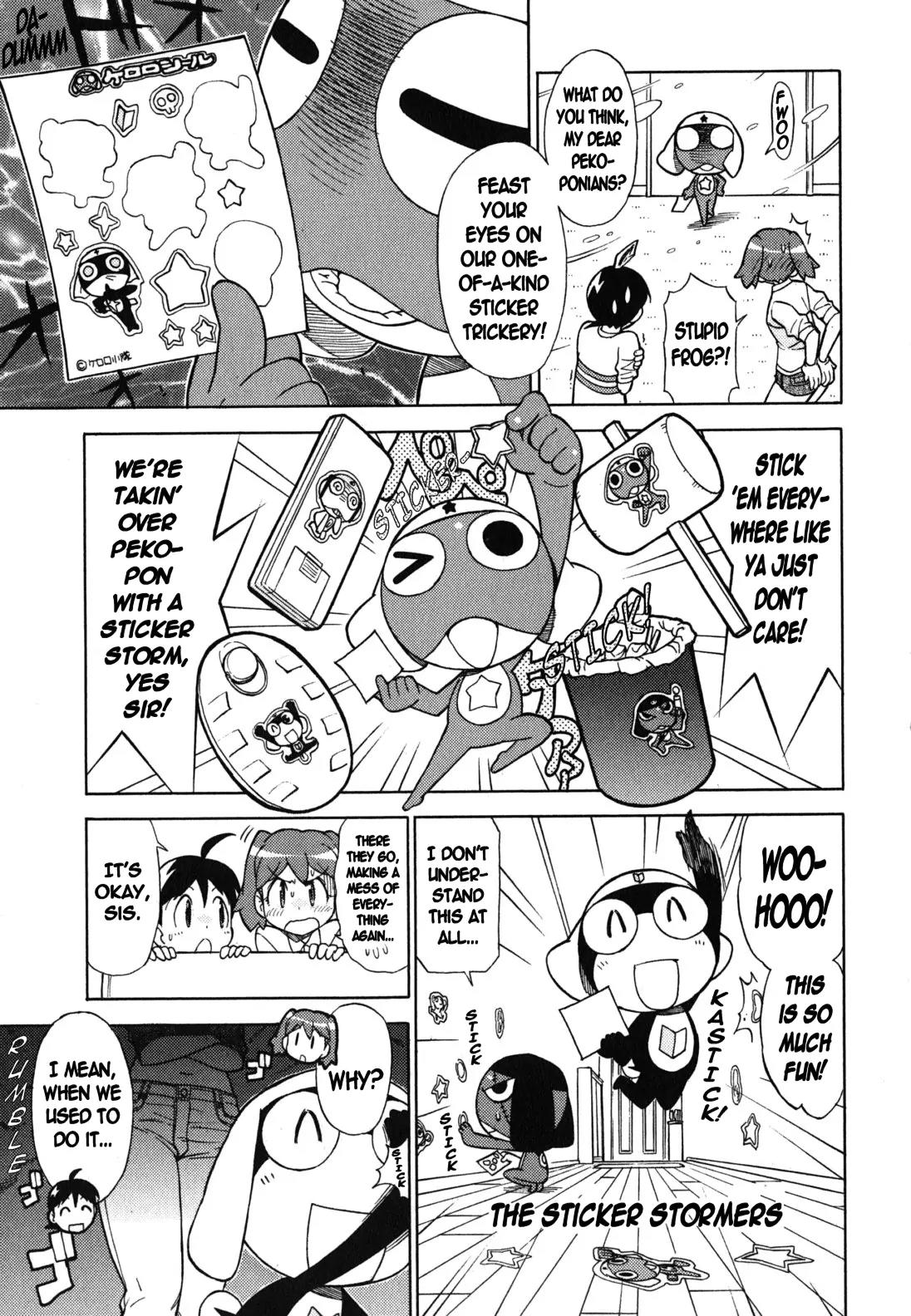 Keroro Gunsou Chapter 176 page 17 - Chapter 176: The Sticky Sticker Blitzkrieg!