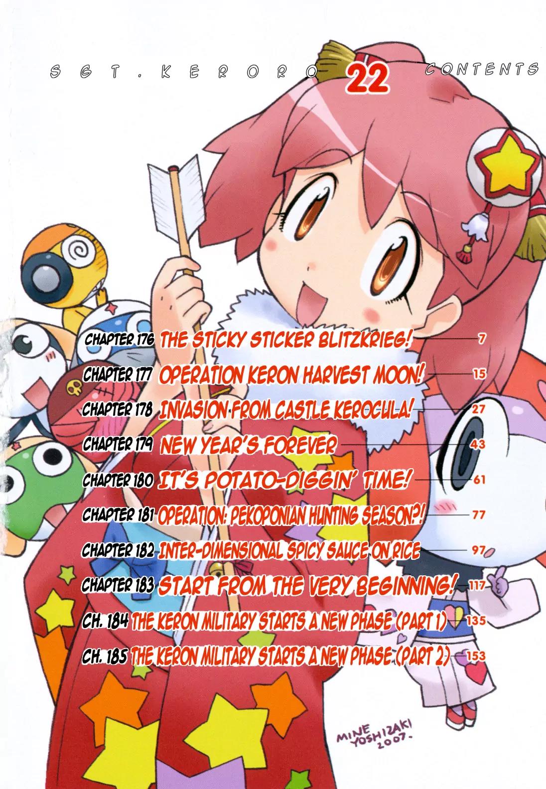 Keroro Gunsou Chapter 176 page 8 - Chapter 176: The Sticky Sticker Blitzkrieg!