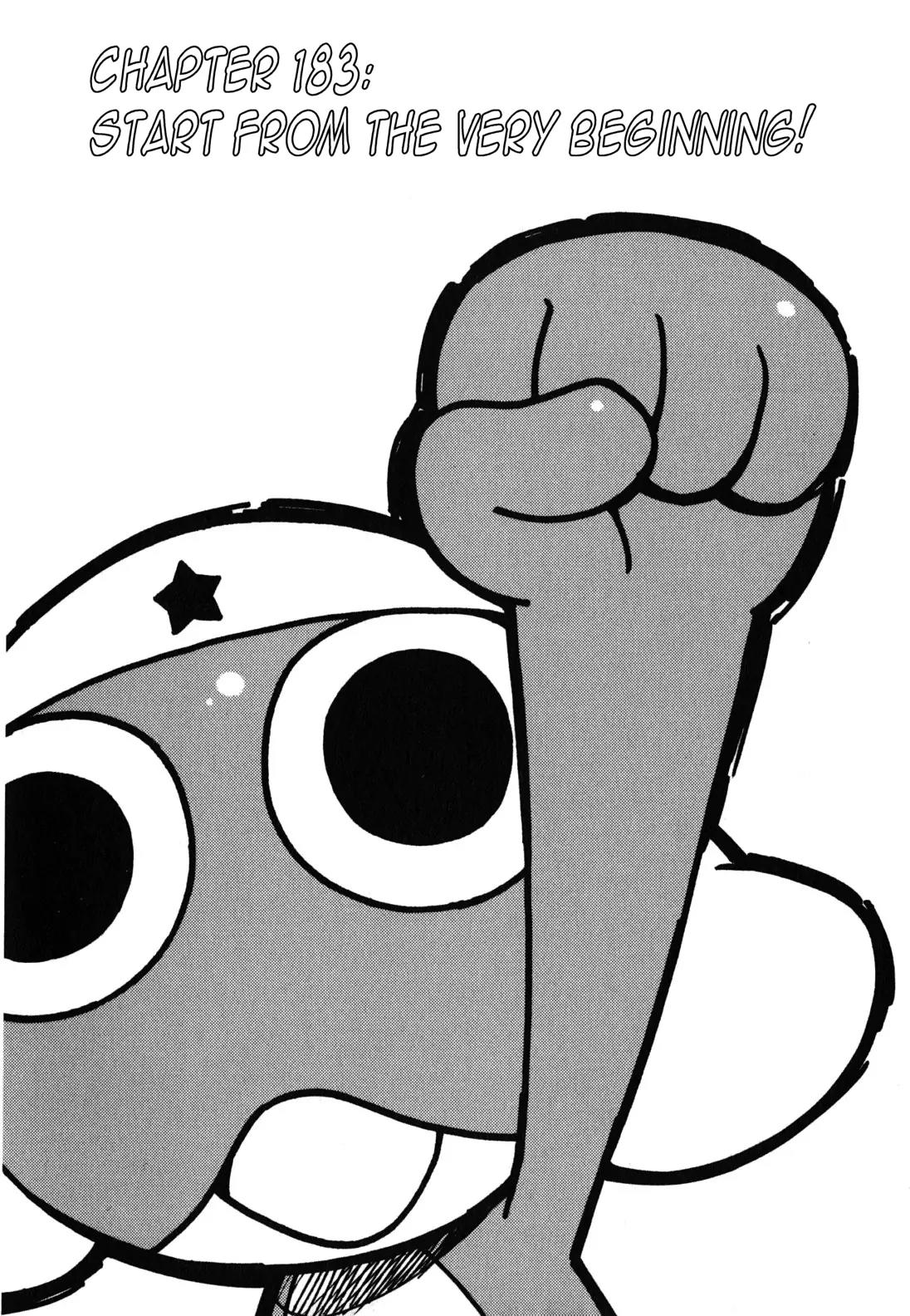 Keroro Gunsou Chapter 183 page 2 - Chapter 183: Start From the Very Beginning!