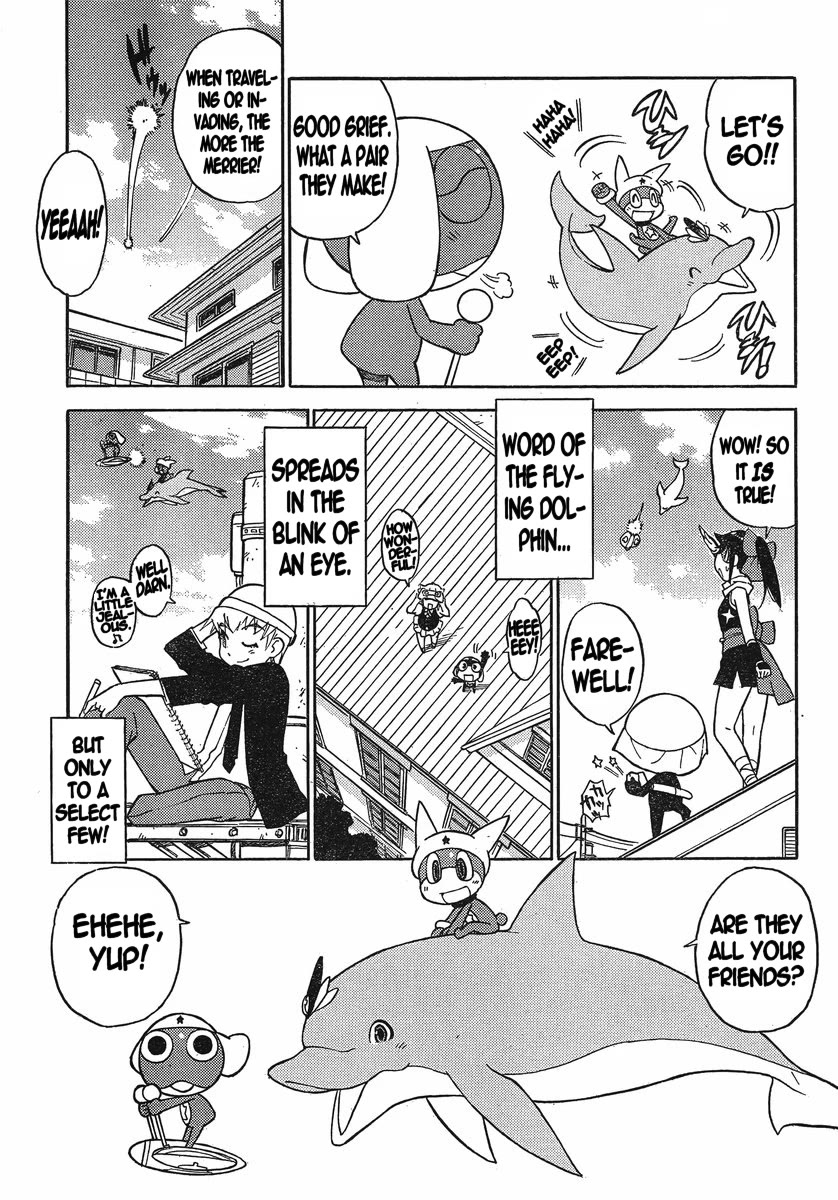 Keroro Gunsou Chapter 190 page 17 - Chapter 190: The Dolphin-Riding Alien