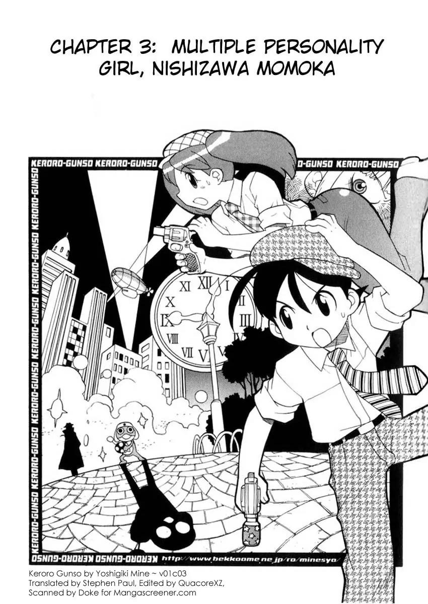 Keroro Gunsou Chapter 3 page 1 - Chapter 3: Multiple Personality Girl, Nishizawa Momoka