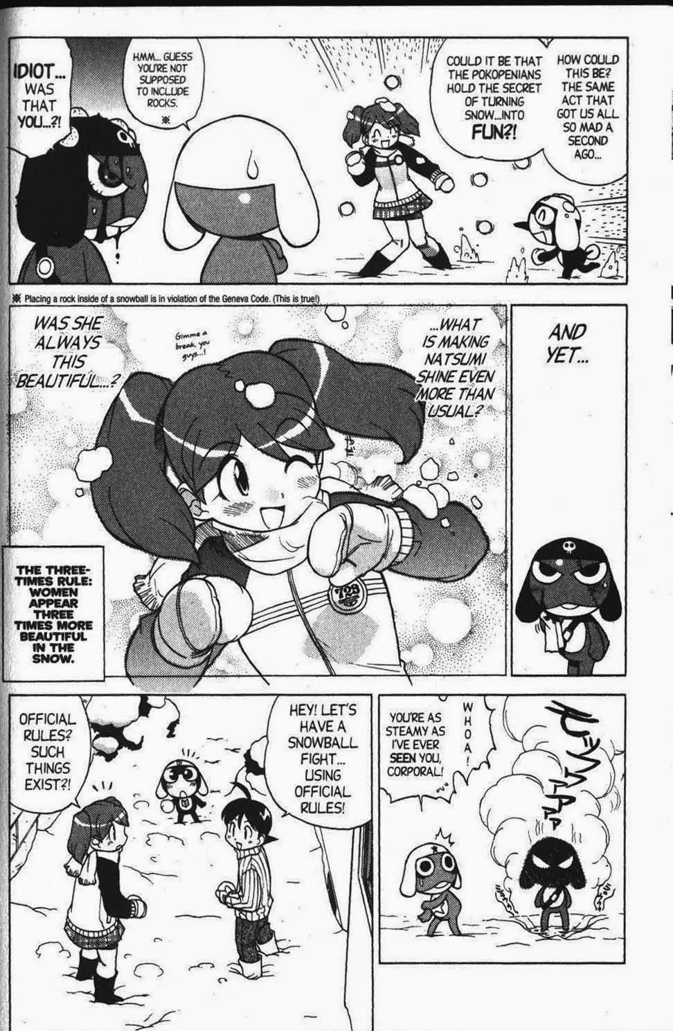 Keroro Gunsou Chapter 32 page 10 - Chapter 32: To the Death! The First Snowball Fight