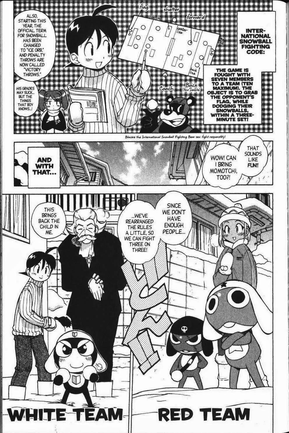 Keroro Gunsou Chapter 32 page 11 - Chapter 32: To the Death! The First Snowball Fight