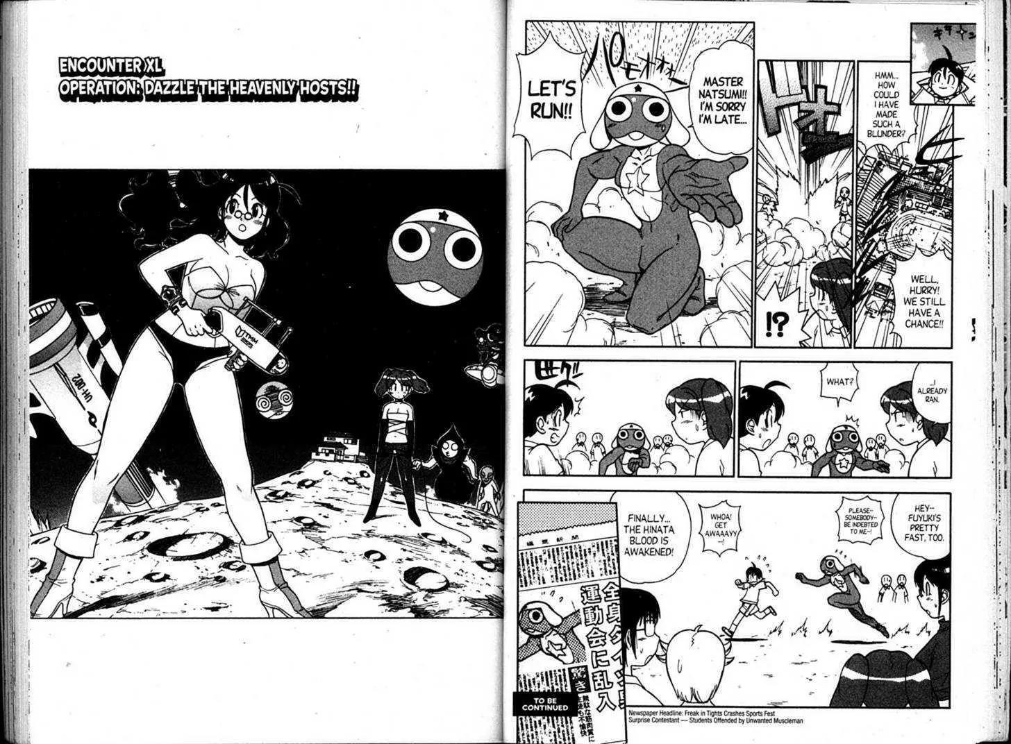 Keroro Gunsou Chapter 38.5 page 14 - Chapter 38.5: Beat the Heat! Attack from Below!!