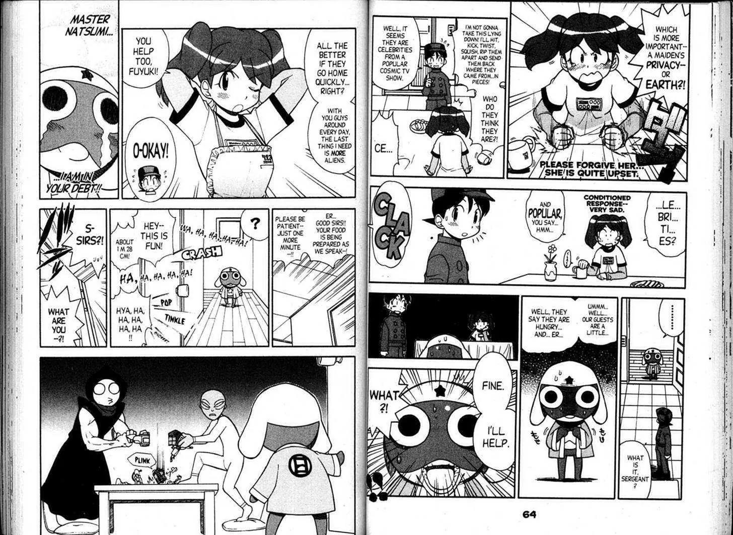 Keroro Gunsou Chapter 38.5 page 21 - Chapter 38.5: Beat the Heat! Attack from Below!!