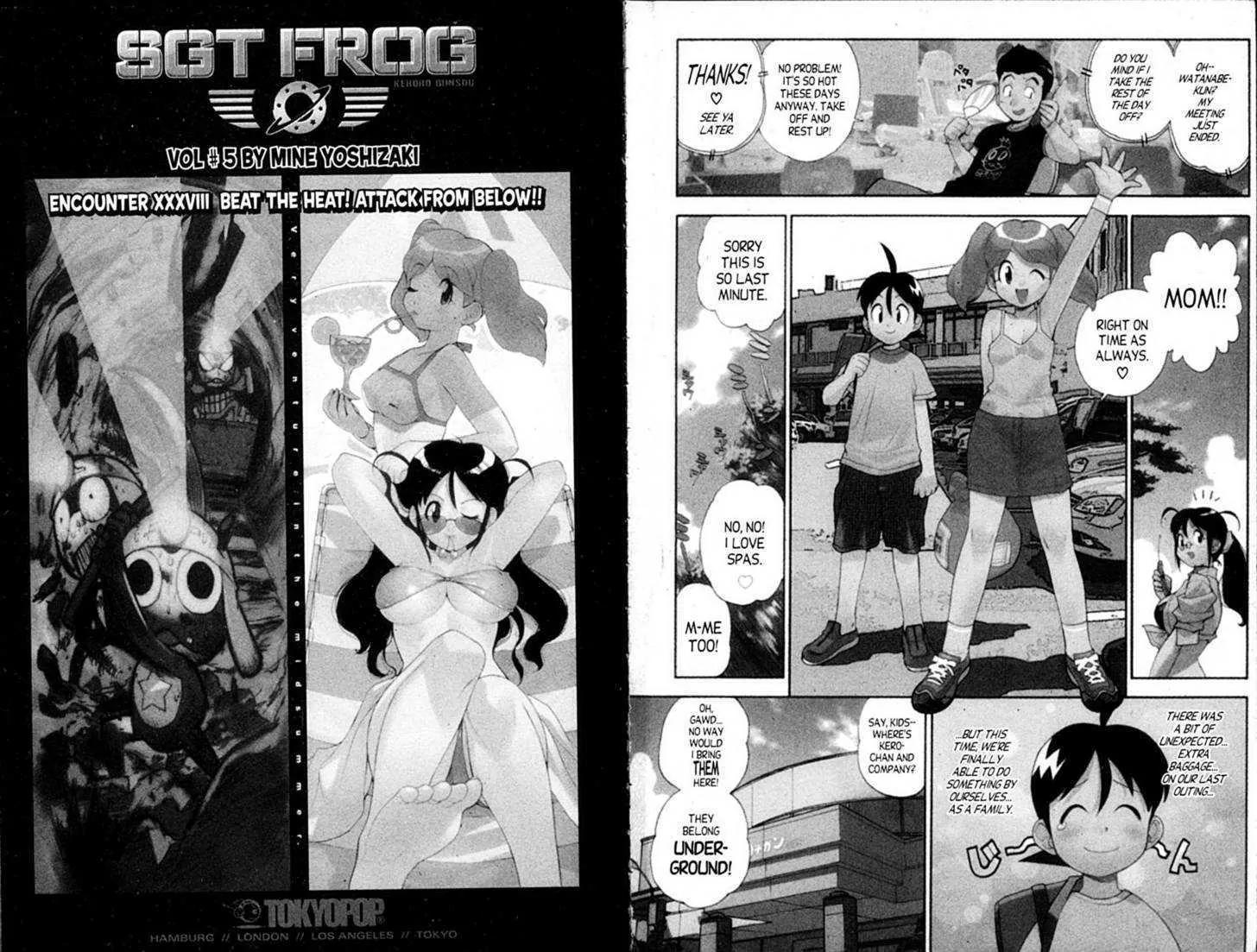Keroro Gunsou Chapter 38.5 page 9 - Chapter 38.5: Beat the Heat! Attack from Below!!