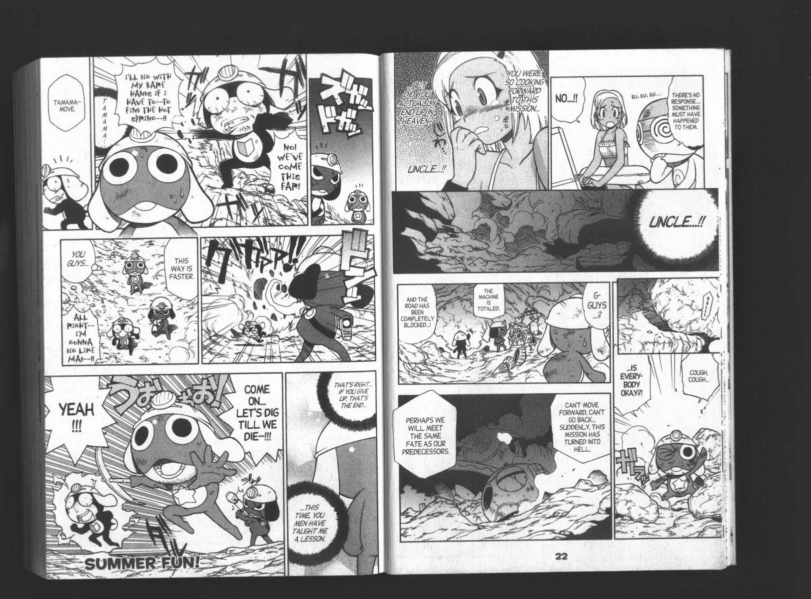 Keroro Gunsou Chapter 38 page 15 - Chapter 38: Beat the Heat! Attack From Below!!