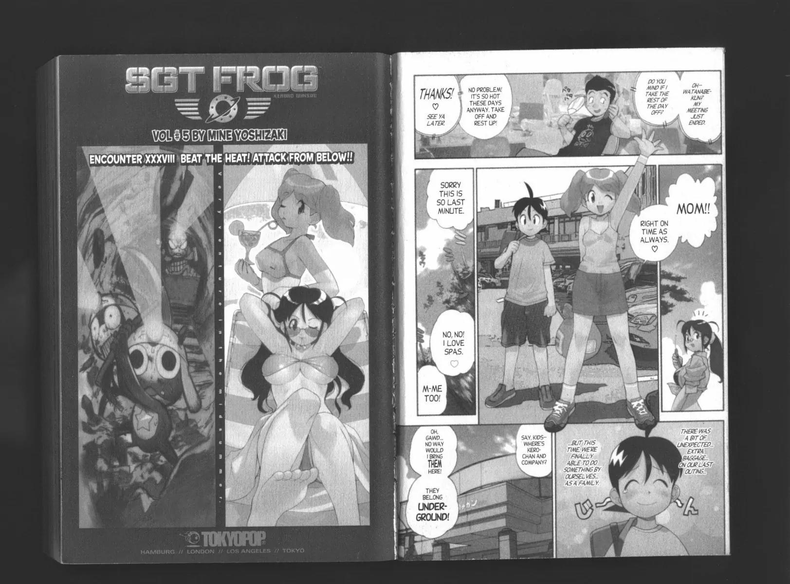 Keroro Gunsou Chapter 38 page 5 - Chapter 38: Beat the Heat! Attack From Below!!