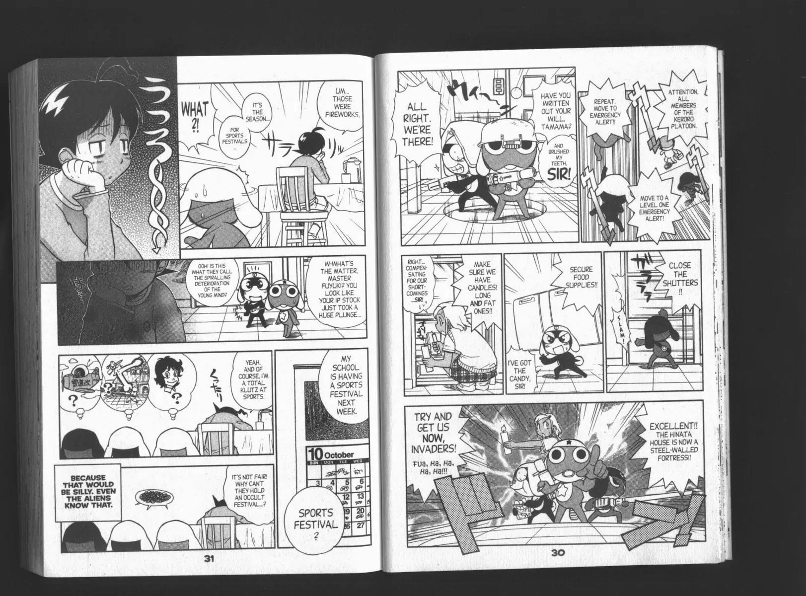 Keroro Gunsou Chapter 39 page 2 - Chapter 39: Crash the Sports Festival!!