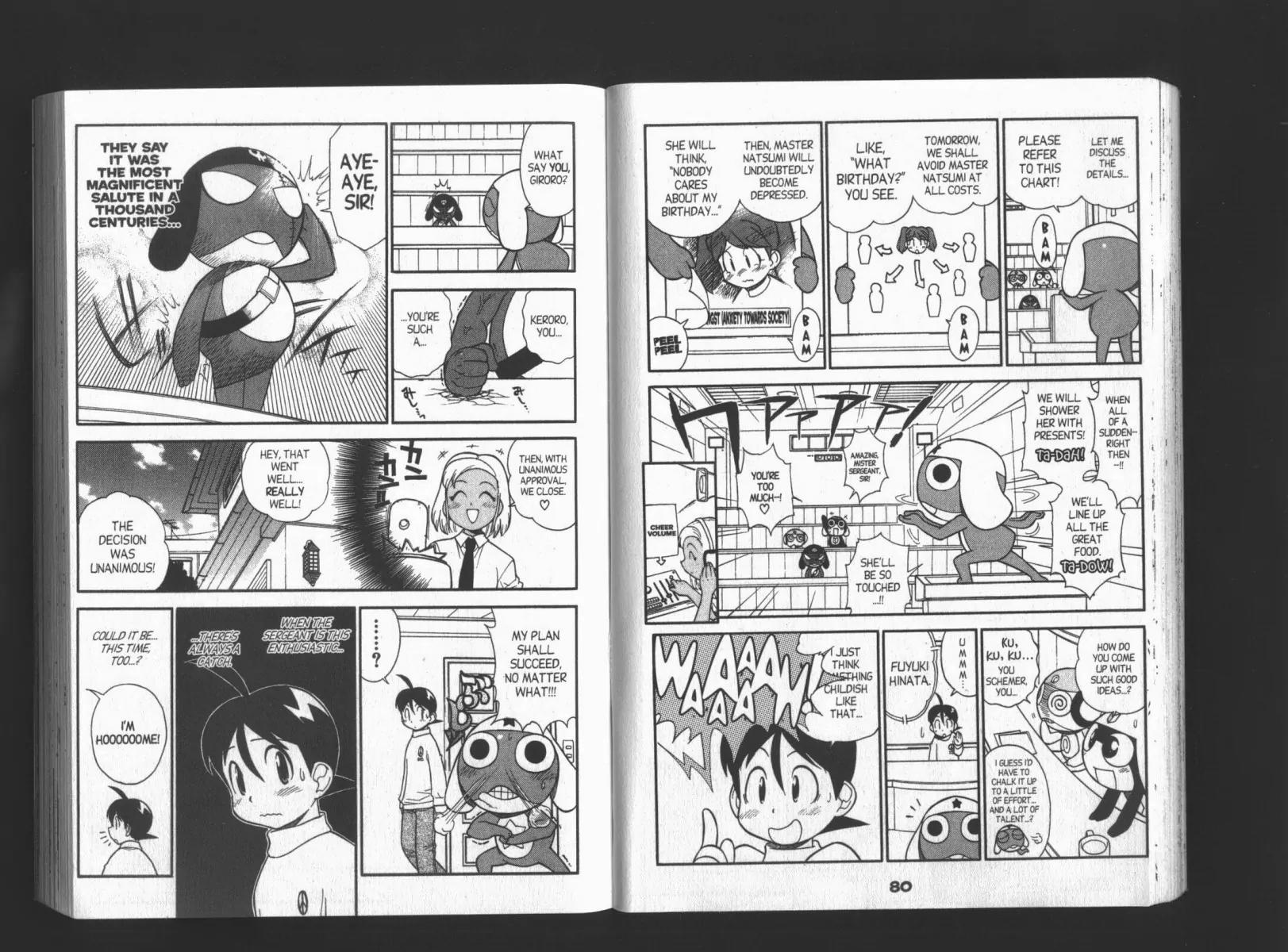 Keroro Gunsou Chapter 41 page 5 - Chapter 41: Birthday Blitz!!