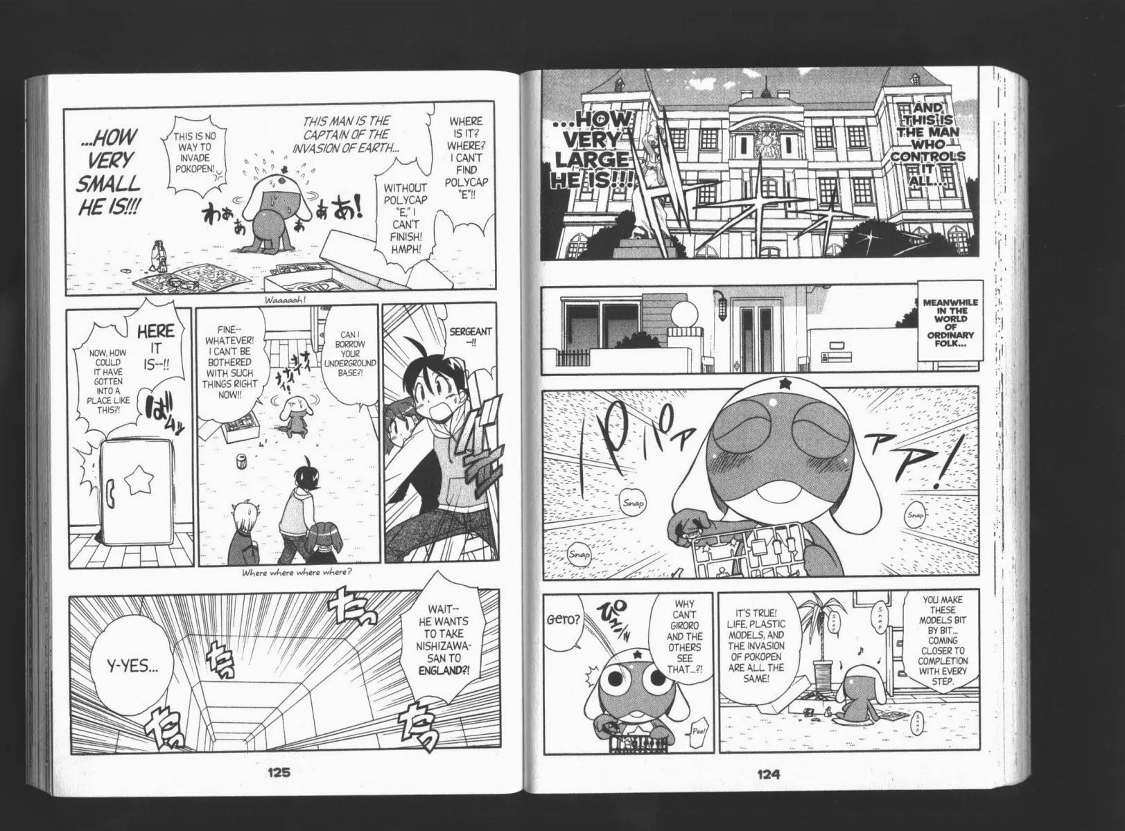 Keroro Gunsou Chapter 43 page 4 - Chapter 43: Momoka Goes Awol? The Father Descends!!