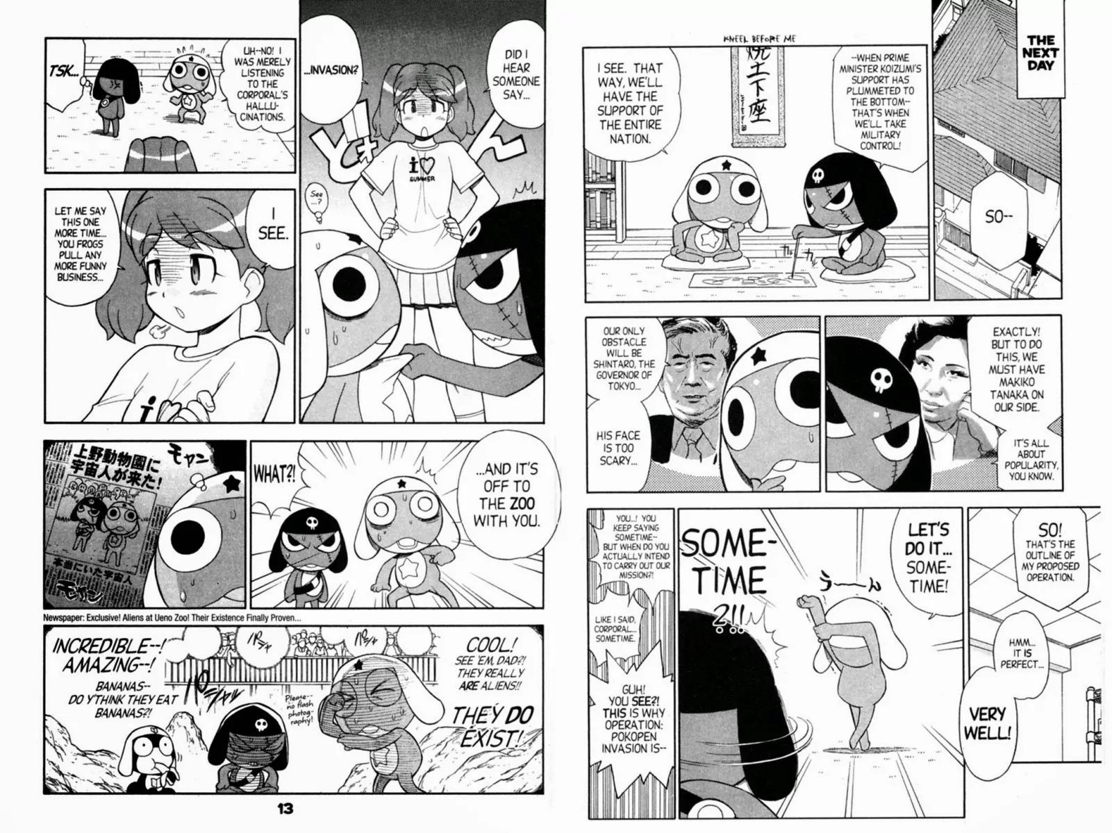 Keroro Gunsou Chapter 46 page 11 - Chapter 46: Target: The Hinata Home!!
