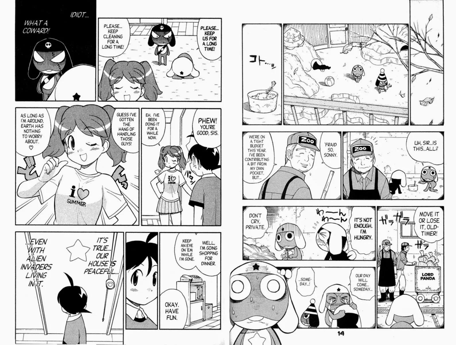 Keroro Gunsou Chapter 46 page 12 - Chapter 46: Target: The Hinata Home!!