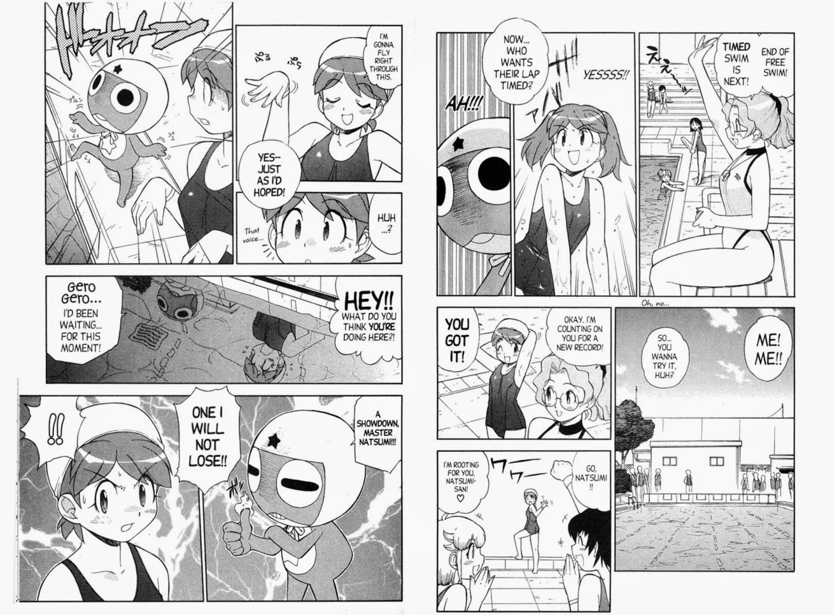 Keroro Gunsou Chapter 48 page 10 - Chapter 48: Water Battle: Natsumi vs. Frog!!