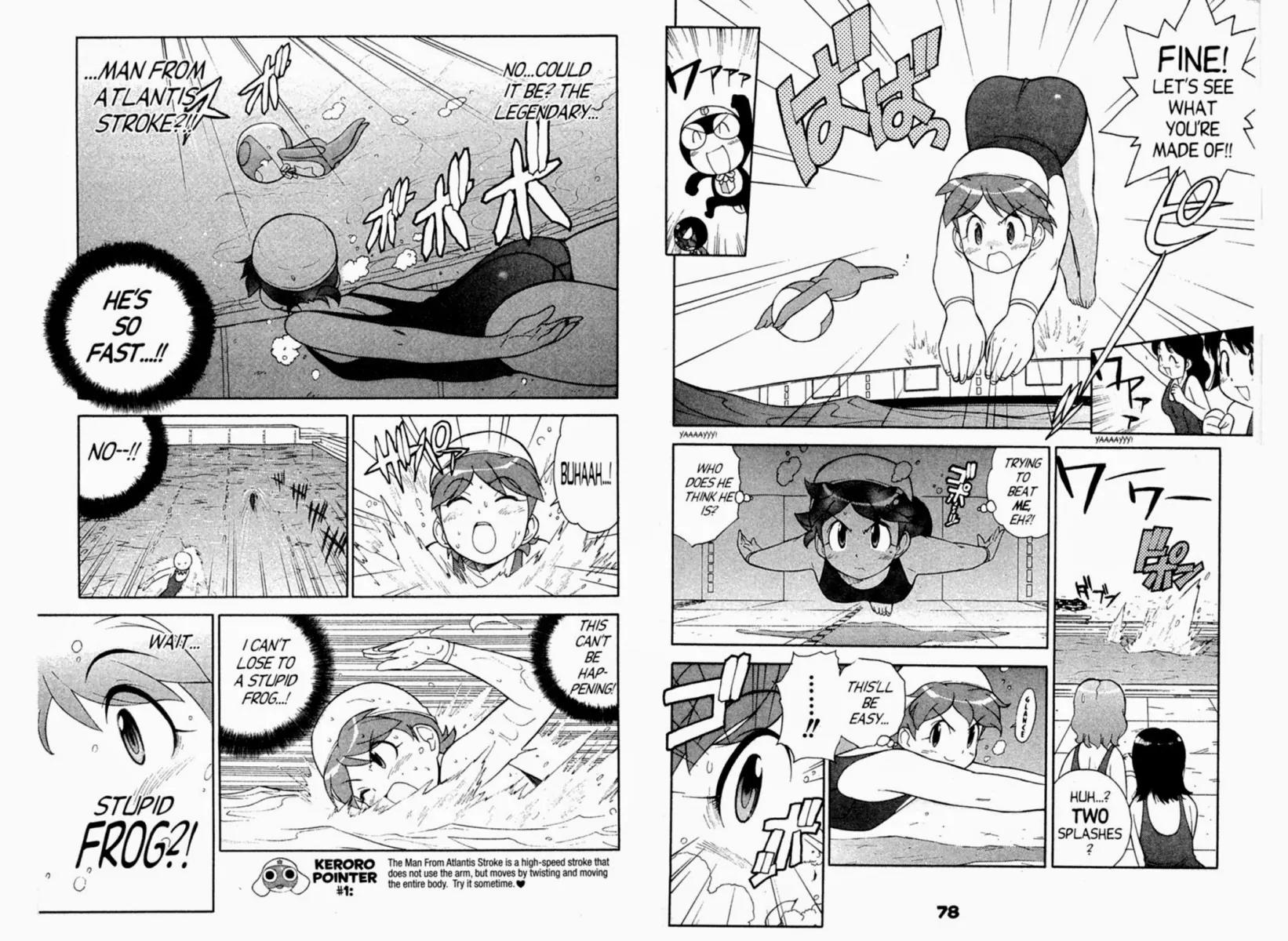 Keroro Gunsou Chapter 48 page 11 - Chapter 48: Water Battle: Natsumi vs. Frog!!