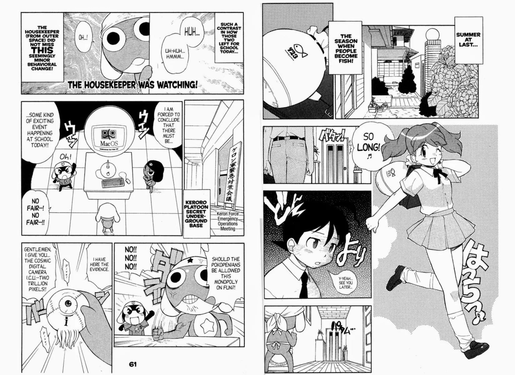 Keroro Gunsou Chapter 48 page 2 - Chapter 48: Water Battle: Natsumi vs. Frog!!