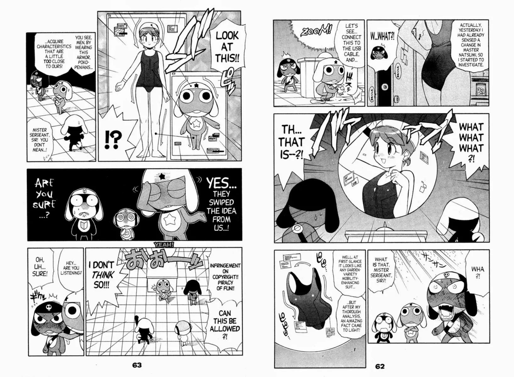 Keroro Gunsou Chapter 48 page 3 - Chapter 48: Water Battle: Natsumi vs. Frog!!